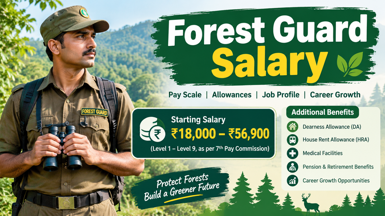 Forest Guard Salary: In-Hand Salary, Pay Scale, Allowances and Career Growth