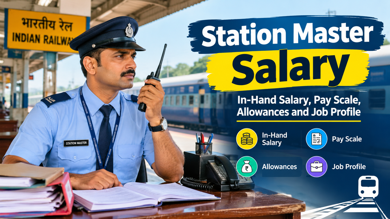 Station Master Salary: In-Hand Salary, Pay Scale, Allowances and Job Profile